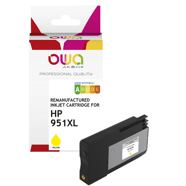  Armor - Cartuccia Compatibile per Hp 951XL - Giallo - CN048AE 