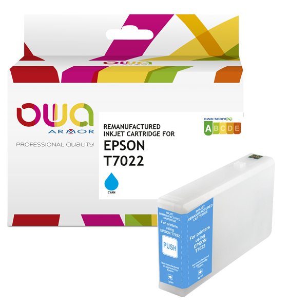  Armor - Cartuccia Compatibile per Epson T7022 - Ciano - C13T70224010 