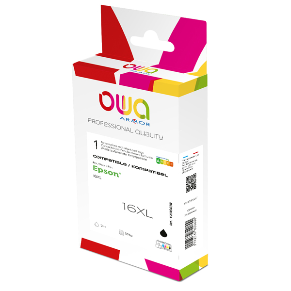  Armor - Cartuccia ink Compatibile per Epson - Nero - T163140 (XL) - 15 ml 