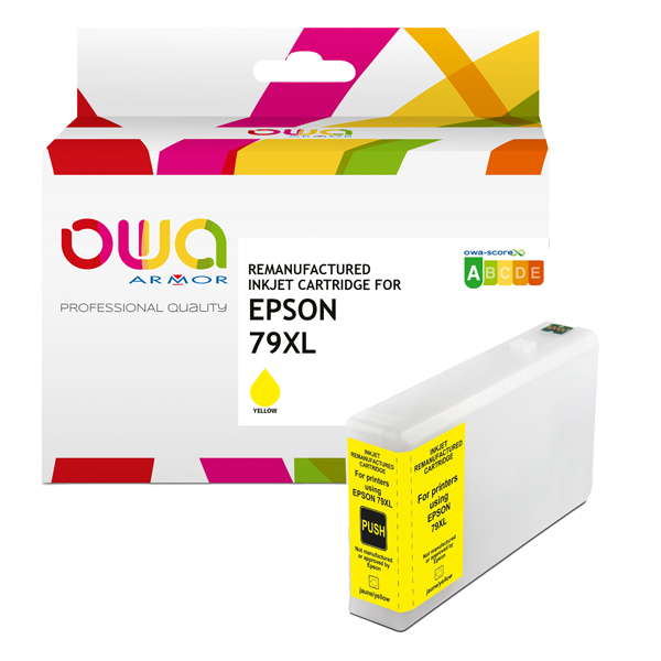  Armor - Cartuccia ink Compatibile per Epson T7904 XL - Giallo - K20628OW - 19,5ml 