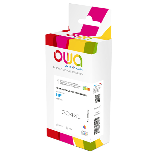  Armor - Cartuccia ink Compatibile per Hp 304XL - C/M/Y - K20642OW - 18ml 