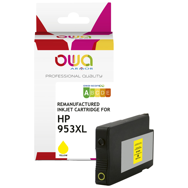  Armor - Cartuccia ink Compatibile per Hp 953XL - Giallo - K20660OW - 26 ml 
