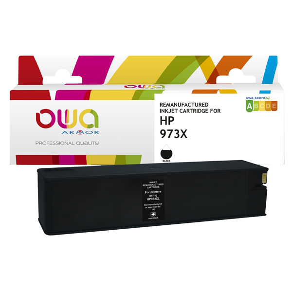  Armor - Cartuccia Compatibile per HP 973X - Nero - L0S07AE - 8.500 pag 