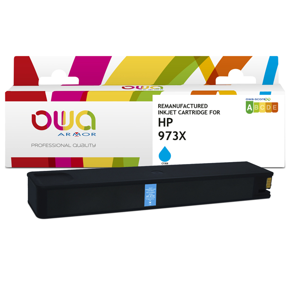  Armor - Cartuccia Compatibile per HP 973X - Ciano - F6T81AE- 8.500 pag 