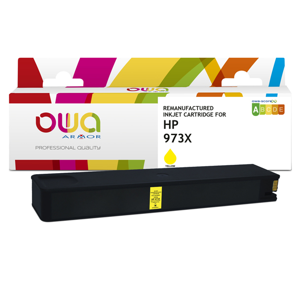  Armor - Cartuccia Compatibile per HP 973X - Giallo - F6T83AE - 8.500 pag 