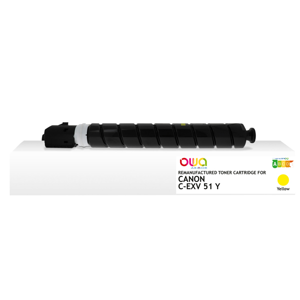  Armor - Toner Compatibile per Canon - Giallo - C-EXV51 - 60.000 pag 