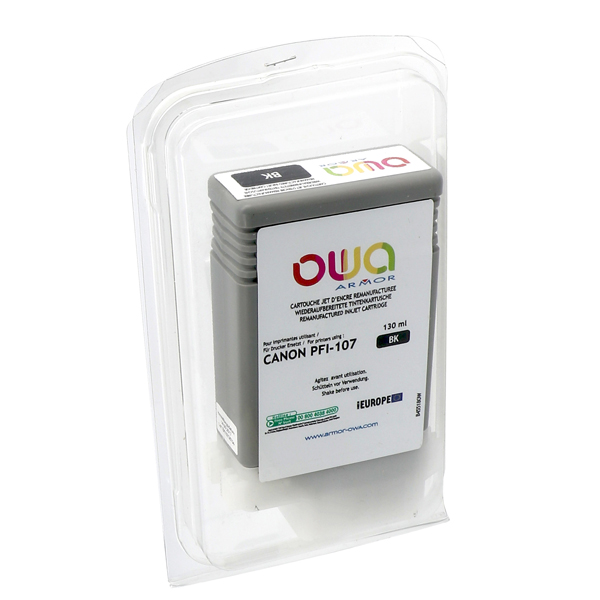  Armor - Cartuccia per Canon PFI-107 - Nero - 107BK 
