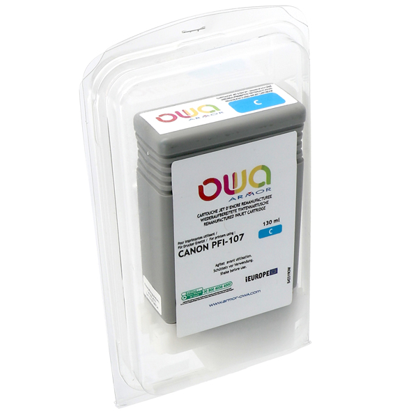  Armor - Cartuccia per Canon PFI-107 - Ciano - 107C 
