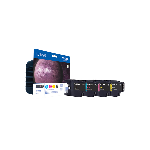  Brother - Cartuccia - C/M/Y/K - LC1220VALBP 