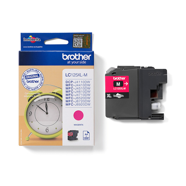  Brother - Cartuccia - Magenta - LC125XLM - 1200 pag 