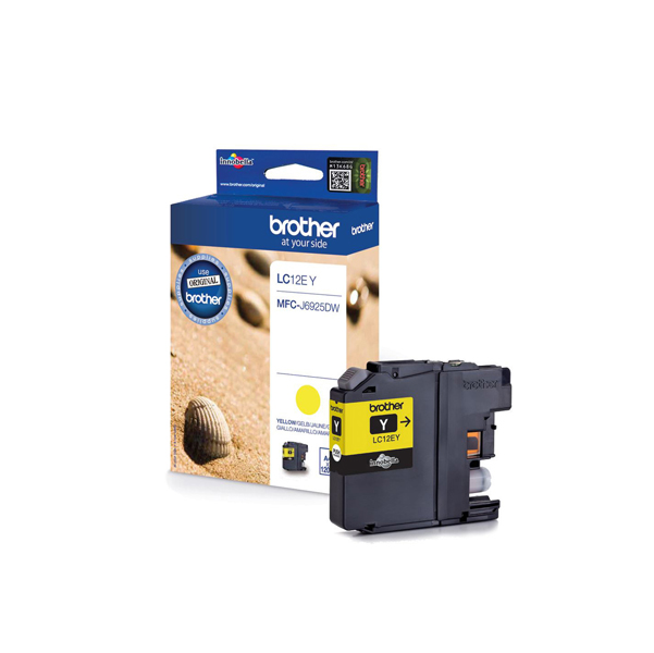  Brother - Cartuccia - Giallo - LC12EY- 1200 pag 