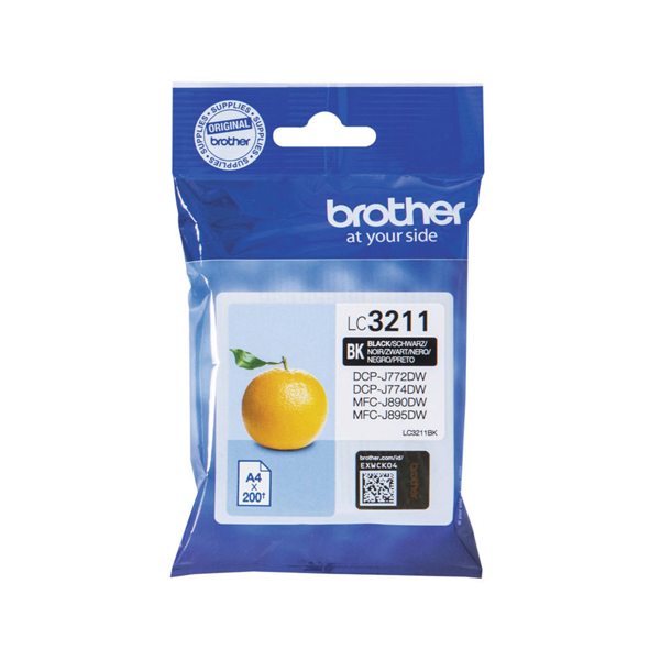  Brother - Cartuccia - Nero - LC3211BK - 200 pag 