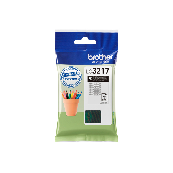  Brother - Cartuccia - Nero - LC3217BK - 550 pag 