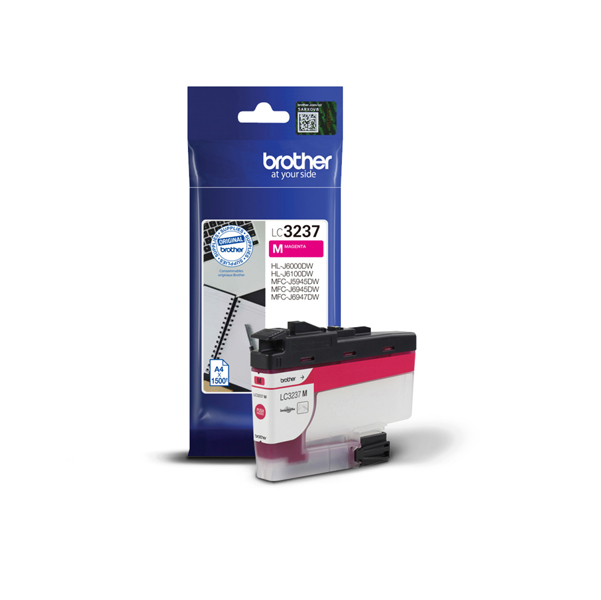  Brother - Cartuccia - Magenta - LC3237M - 1500 pag 