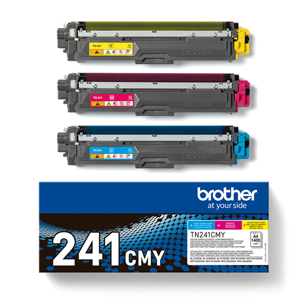  Brother - Bundle di 3 Toner - C/M/Y - TN241CMY - 1.400 pag 
