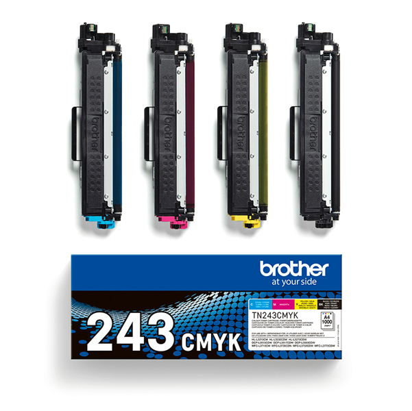  Brother - Multipack Toner - C/M/Y/K - TN243CMYK - 1.000 pag cad. 