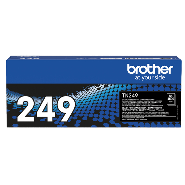  Brother originale - Toner - Nero - TN249BK - 4.500 pag 