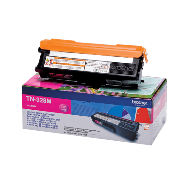  Brother - Toner - Magenta - TN328M - 6000 pag 