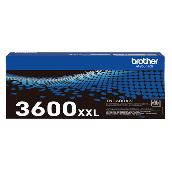  Brother originale - Toner - Nero - TN3600XXL - 11.000 pag 