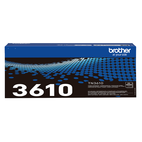  Brother originale - Toner - Nero - TN3610 - 18.000 pag 