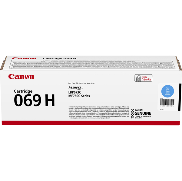  Canon - Toner 069C - Ciano - 5097C002 - 5.500 pag 