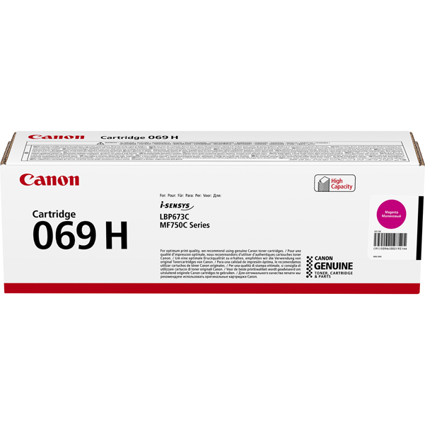  Canon - Toner 069M - Magenta - 5096C002 - 5.500 pag 