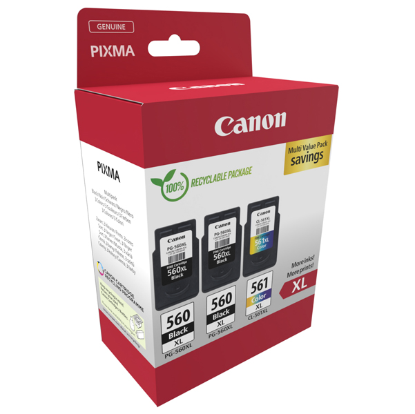  Canon - Cartuccia Ink MultiPack PG-560XLx2/CL-561XL - 3712C009 