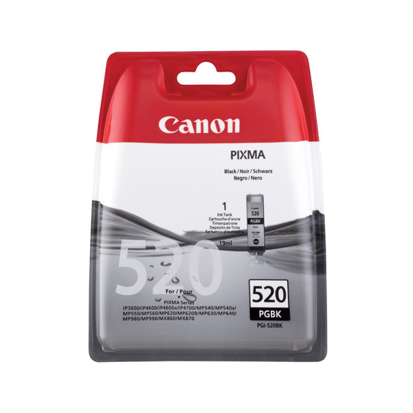  Canon - Cartuccia ink - Nero - 2932B001 - PGI-520 - 334 pag 