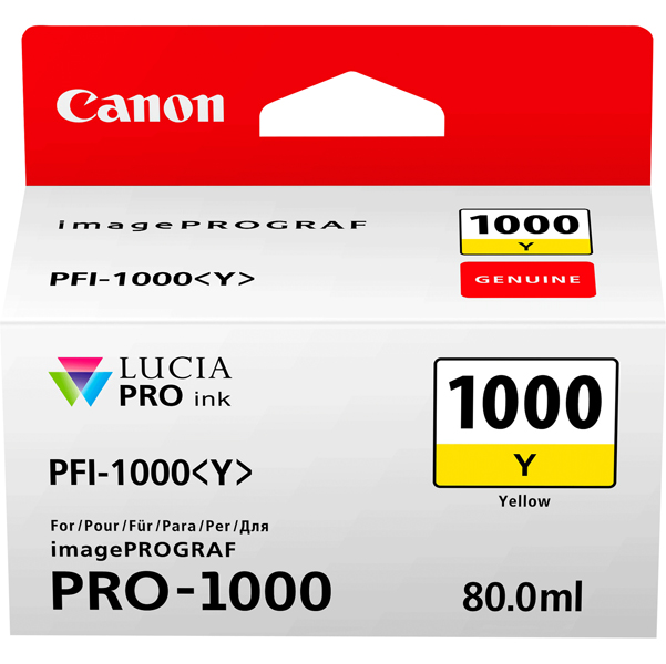  Canon - Cartuccia ink - Giallo - 0549C001 - 3.300 pag 
