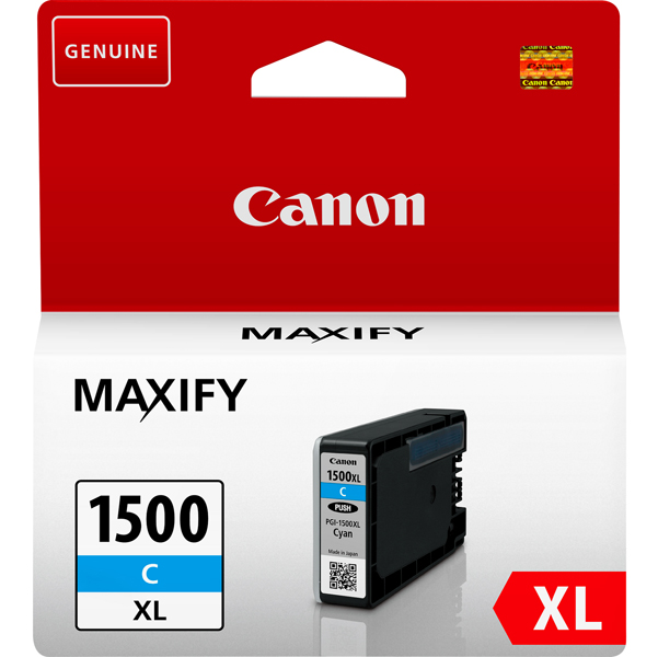  Canon - Cartuccia ink - Ciano - 9193B001 - PGI-1500XLC- 1.020 pag 