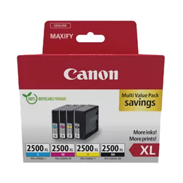  Canon - Cartuccia ink - BK/C/M/Y- PGI-2500XL - 9254B010 