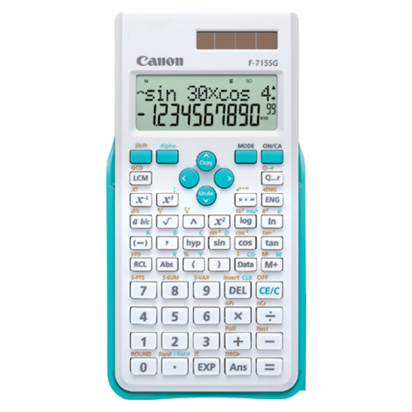  Canon - Calcolatrice F-715SG-WHB - Bianco/Blu - 5730B003 