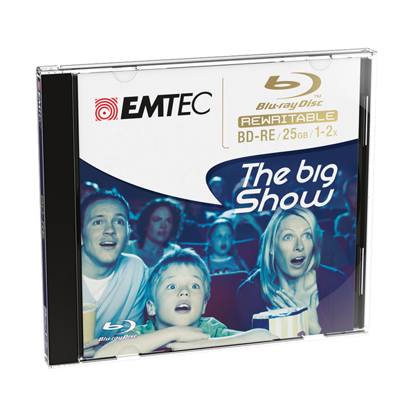  Emtec - Blue Ray - BD-RE 1-2x - Singolo - ECOBDRE2512JC 
