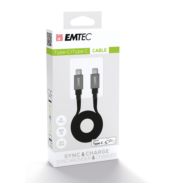  Emtec - Cavo Type-C to Type-C 2.0 - ECCHAT700TC2 