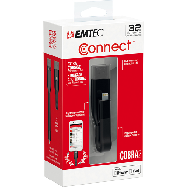  Emtec - Usb - T500 BL 3.0 ligthtning charg 32GB 