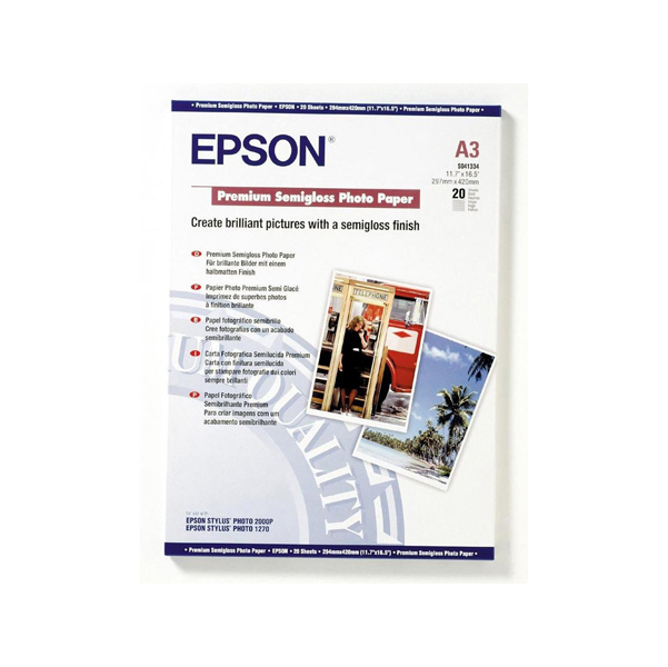  Epson - Carta fotografica semilucida Premium - C13S041334 