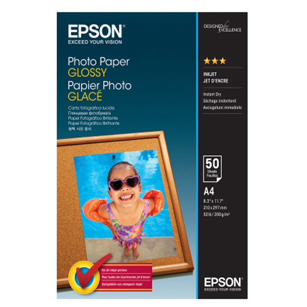  Epson - Photo Paper Glossy - A4 - 50 Fogli - C13S042539 