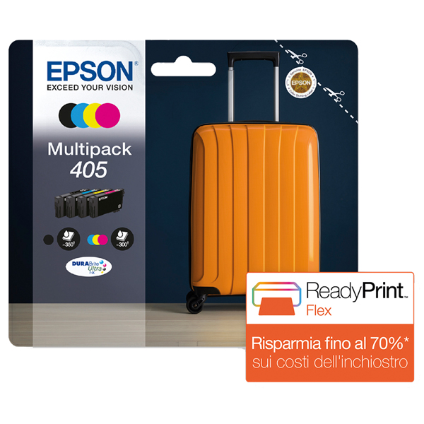  Epson - Cartuccia Multipack DURABriteUltra 405 - BK/C/M/Y - C13T05G64010 