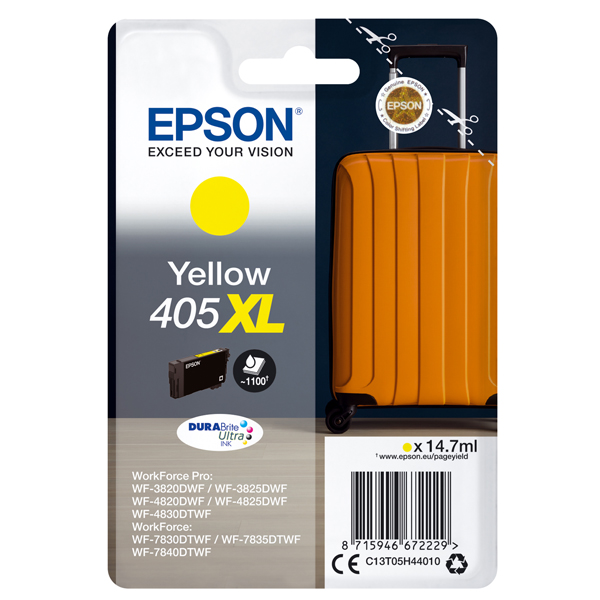  Epson - Cartucce ink - 405XL - giallo - C13T05H44010 - 1.100 pag 