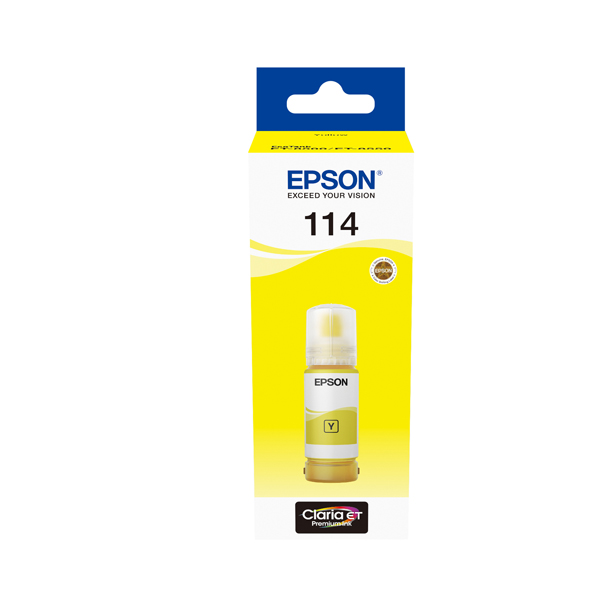  Epson - Eco Tank - 114 - Giallo - C13T07B440 - 70 ml 
