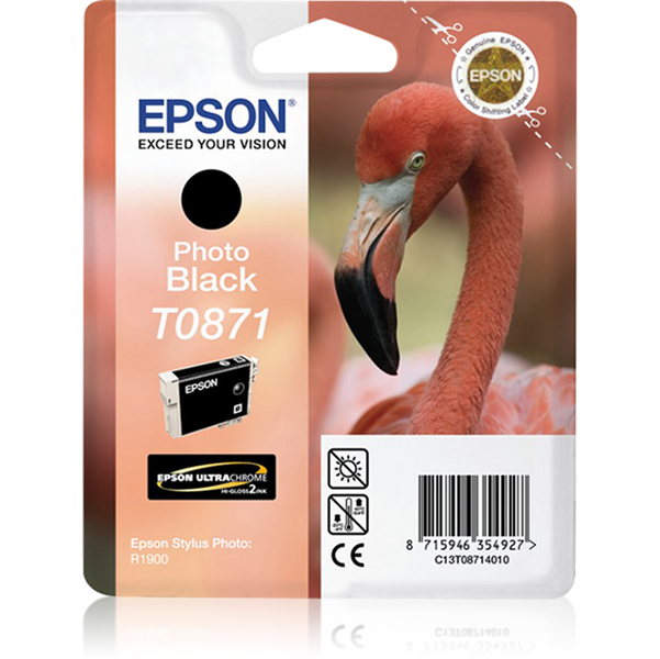  Epson - Cartuccia ink - Nero - T0871 - C13T08714010 - 11,4ml 