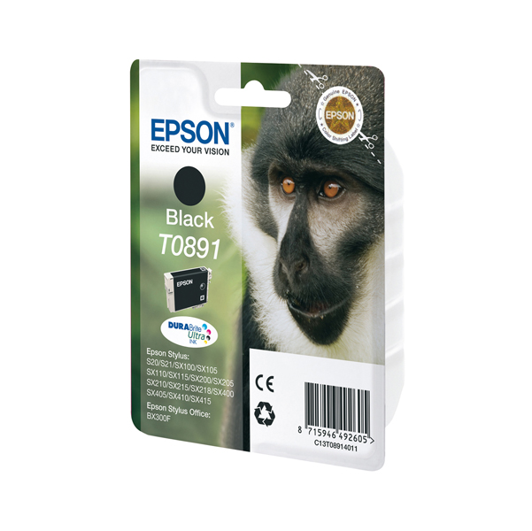  Epson - Cartuccia ink - Nero - T0891 - C13T08914011 - 5,8ml 