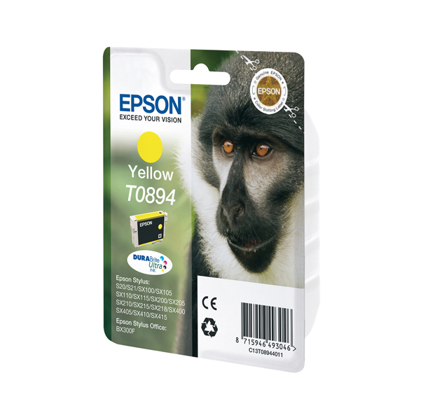  Epson - Cartuccia ink - Giallo - T0894 - C13T08944011 - 3,5ml 