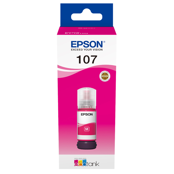 Epson - Cartuccia EcoTank 107 - Magenta - C13T09B340 