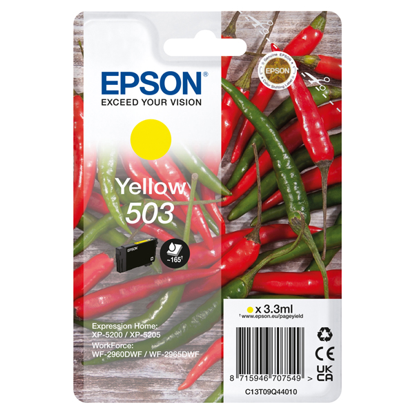  Epson - Cartuccia - Giallo - 503 - C13T09Q44010 - 3,3 ml 