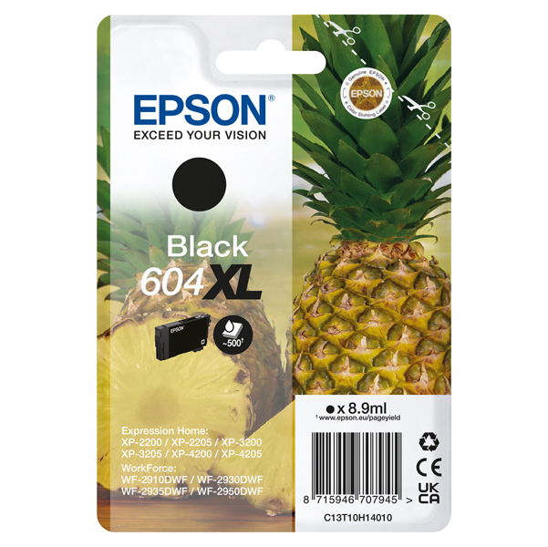  Epson - Cartuccia - Nero - 604XL - C13T10H14010 - 8,9 ml 