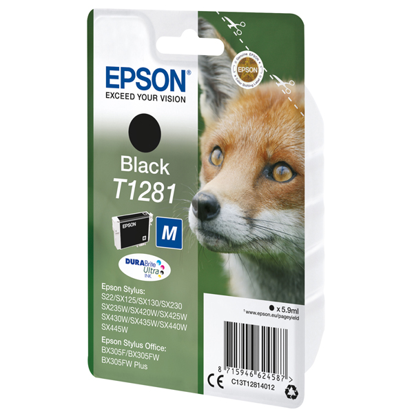  Epson - Cartuccia ink - Nero - T1281 - C13T12814012 - 5,9ml 