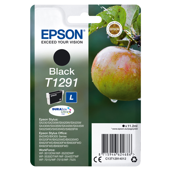  Epson - Cartuccia ink - Nero - T1291 - C13T12914012 - 11,2ml 