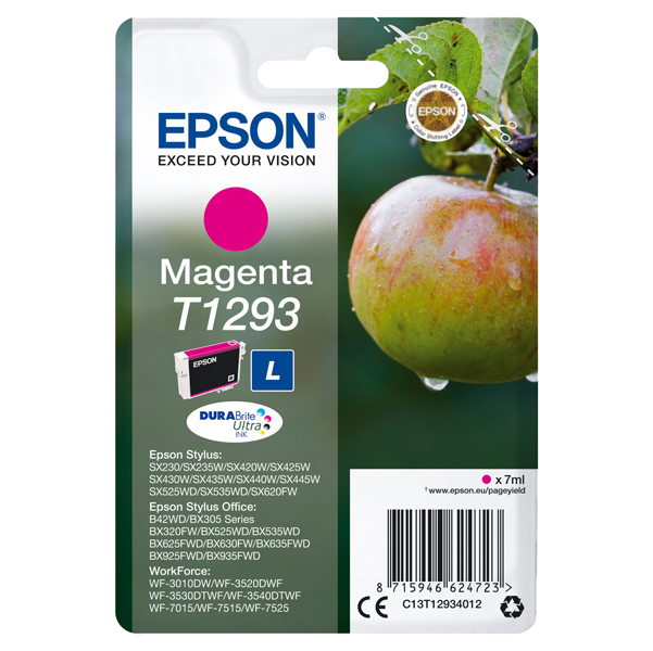  Epson - Cartuccia ink - Magenta - T1293 - C13T12934012 - 7ml 