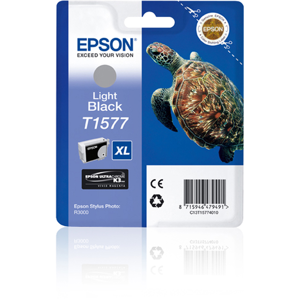  Epson - Cartuccia ink - Nero chiaro - T1577 - C13T15774010 - 25,9ml 